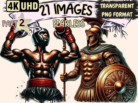 Fearless (P2) Clipart - High - Quality Instant Digital Download for Creative Projects