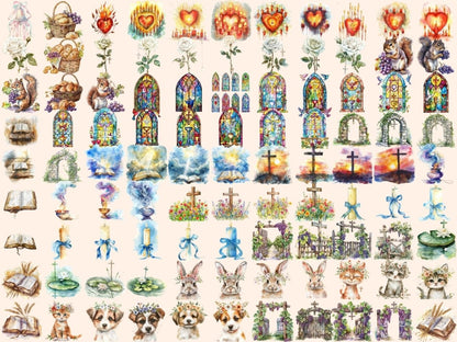 First Communion Watercolor Clipart believer clipart - Wonders Artist