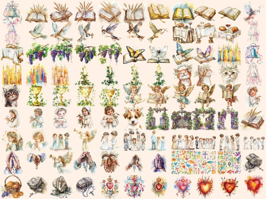 Akwaforta na Pierwszą Komunię