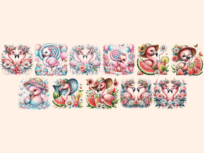 Flamingos Clipart autopost bird clipart bird downloads - WondersArtist