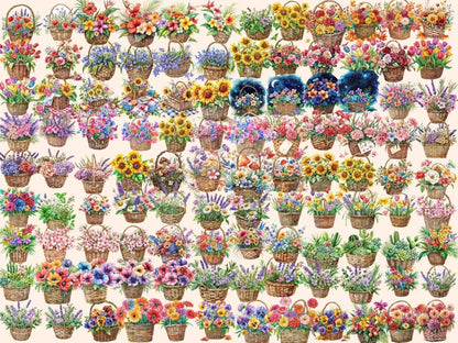 Floral Baskets Watercolor Clipart floral basket png - Wonders Artist