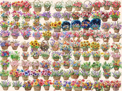 Floral Baskets Watercolor Clipart floral basket png - Wonders Artist