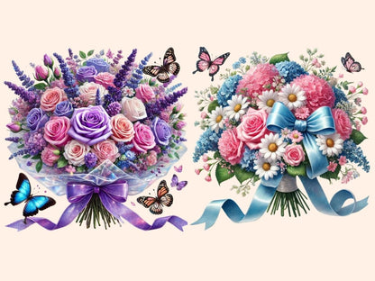 Floral Bouquets Clipart bouquet clipart - Wonders Artist