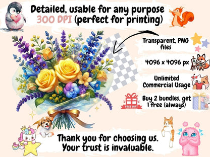 Floral Bouquets Clipart bouquet clipart - Wonders Artist