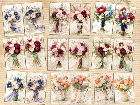 Floral Bouquets Journal Pages (P1)