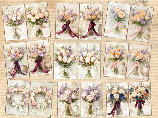 Floral Bouquets Journal Pages (P3)
