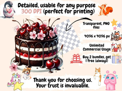 Floral Cakes Clipart blooming cake art - Wonders Artist