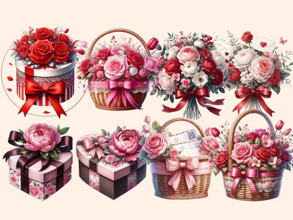 Floral Gifts Clipart bouquet clipart - Wonders Artist