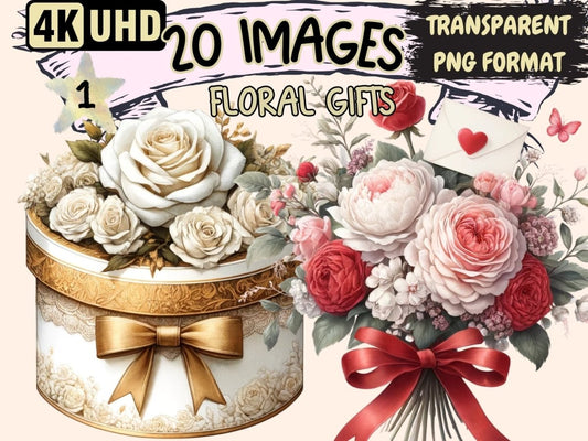 Floral Gifts Clipart bouquet clipart - Wonders Artist