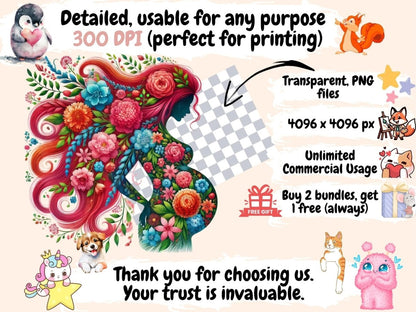 Floral Mothers Clipart floral designs - Wonders Artist