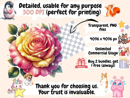 Flower Blooms Clipart blooming artwork - Wonders Artist