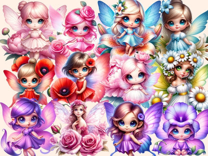 Flower Fairies Clipart beautiful fairy png - Wonders Artist