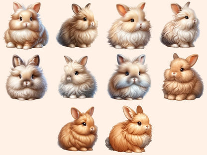Fluffy Bunnies Clipart bunny clipart - Wonders Artist
