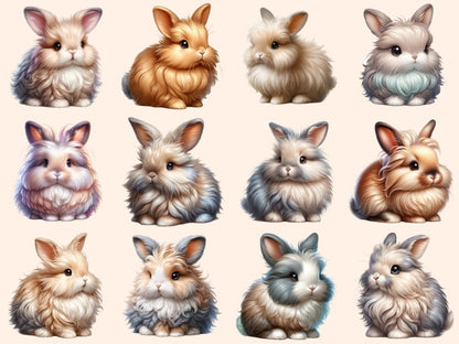 Fluffy Bunnies Clipart bunny clipart - Wonders Artist