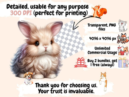 Fluffy Bunnies Clipart bunny clipart - Wonders Artist
