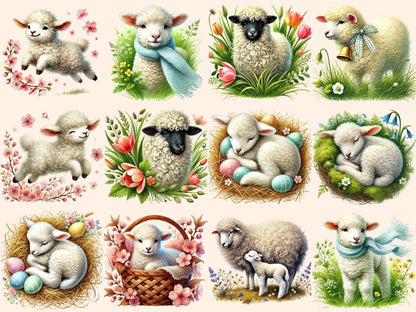 Fluffy Sheep Clipart baby sheep png - Wonders Artist