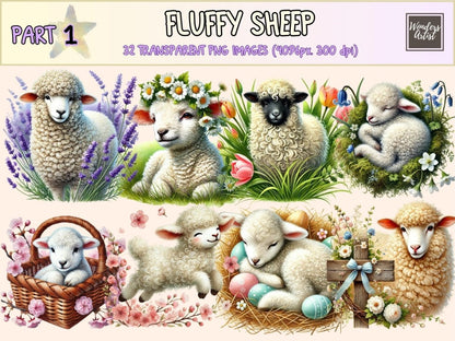 Fluffy Sheep Clipart baby sheep png - Wonders Artist