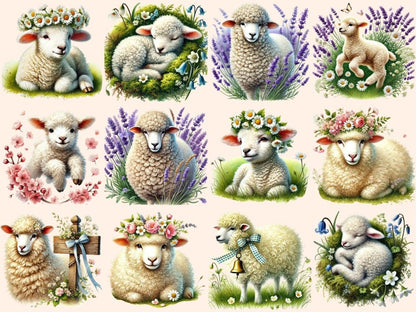 Fluffy Sheep Clipart baby sheep png - Wonders Artist