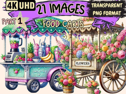 Food Carts Clipart Cart Graphics - Wonders Artist