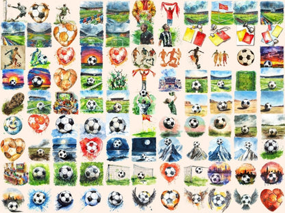 Football Watercolor Clipart football clipart - Wonders Artist