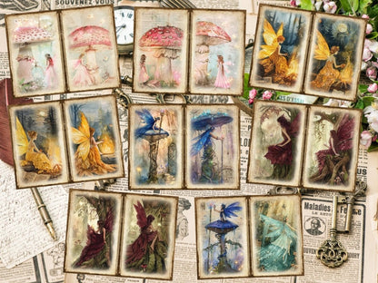 Forest Fairies Journal Pages - High - Quality Instant Digital Download for Creative Projects