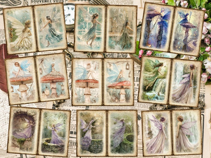 Forest Fairies Journal Pages Enchanted Forest Art - Wonders Artist