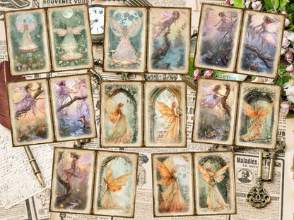 Forest Fairies Journal Pages (P2) Enchanted Forest Art - Wonders Artist