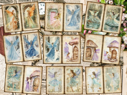 Forest Fairies Journal Pages (P2) Enchanted Forest Art - Wonders Artist