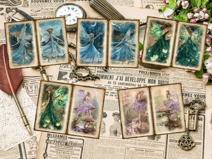 Forest Fairies Journal Pages (P3) Enchanted Forest Art - Wonders Artist