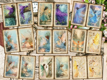 Forest Fairies Journal Pages (P4) Enchanted Forest Art - Wonders Artist