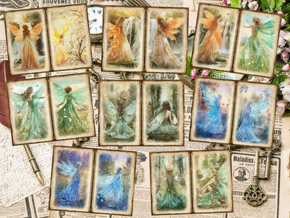 Forest Fairies Journal Pages (P4) Enchanted Forest Art - Wonders Artist