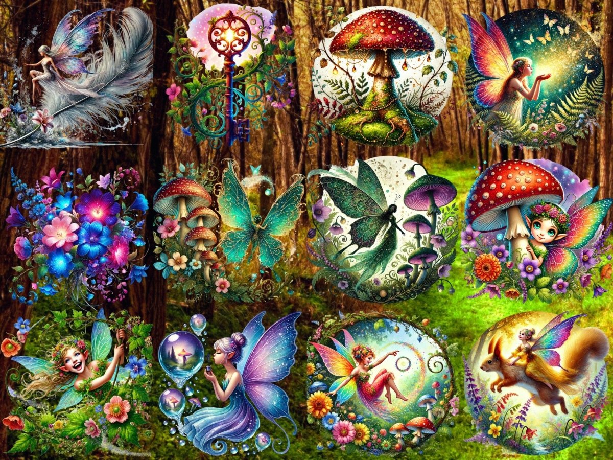 Lesní víla Dreamland Clipart (LIMITOVANÁ EDICE) image 2