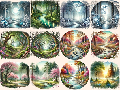 Forest Landscapes Clipart beautiful clipart - Wonders Artist