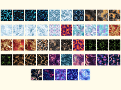 Fractals Digital Paper All Bundles Backgrounds Digital Paper - WondersArtist