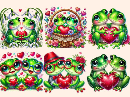 Frog Couples Clipart frog couple design - Wonders Artist