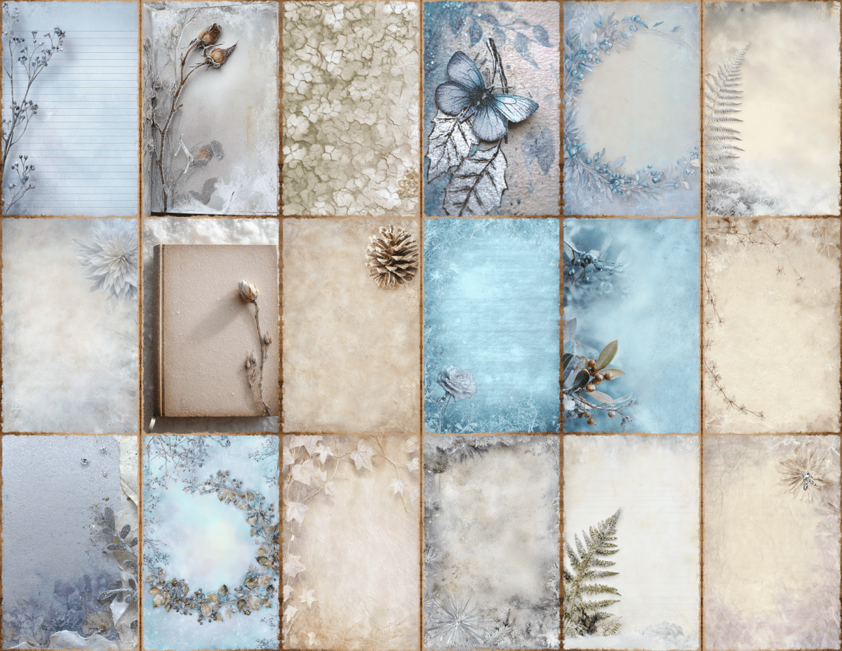 Frozen Garden Journal Pages All Bundles Journal Pages new bundles all - WondersArtist