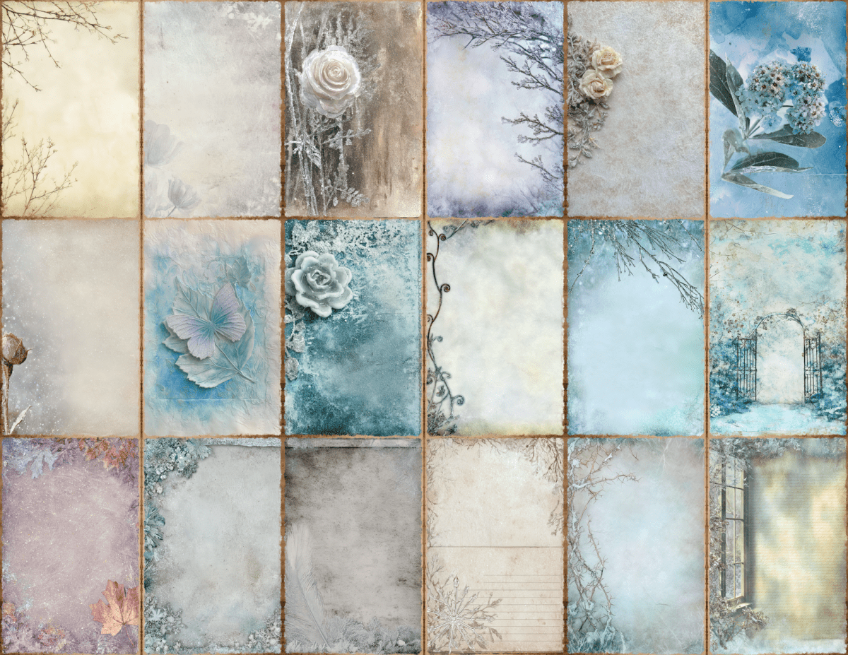 Frozen Garden Journal Pages All Bundles Journal Pages new bundles all - WondersArtist