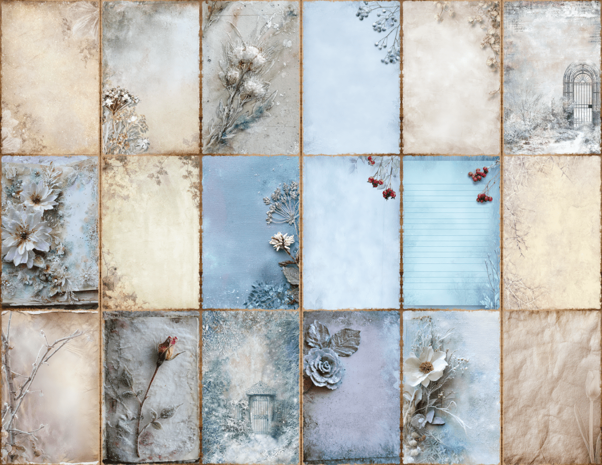 Frozen Garden Journal Pages All Bundles Journal Pages new bundles all - WondersArtist