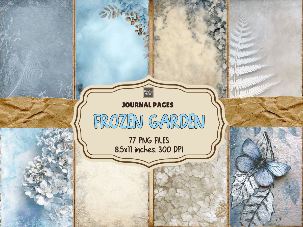 Frozen Garden Journal Pages All Bundles Journal Pages new bundles all - WondersArtist