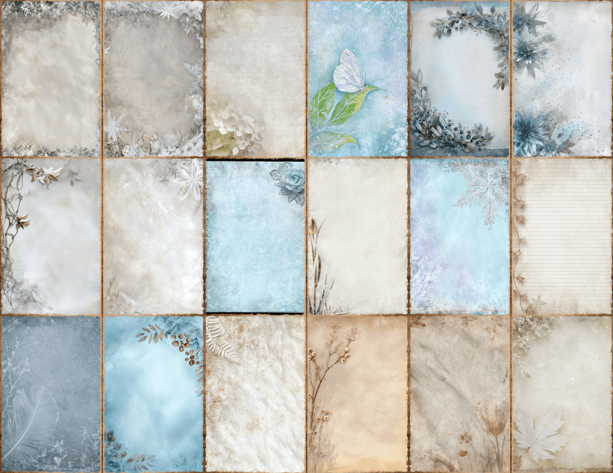Frozen Garden Journal Pages All Bundles Journal Pages new bundles all - WondersArtist