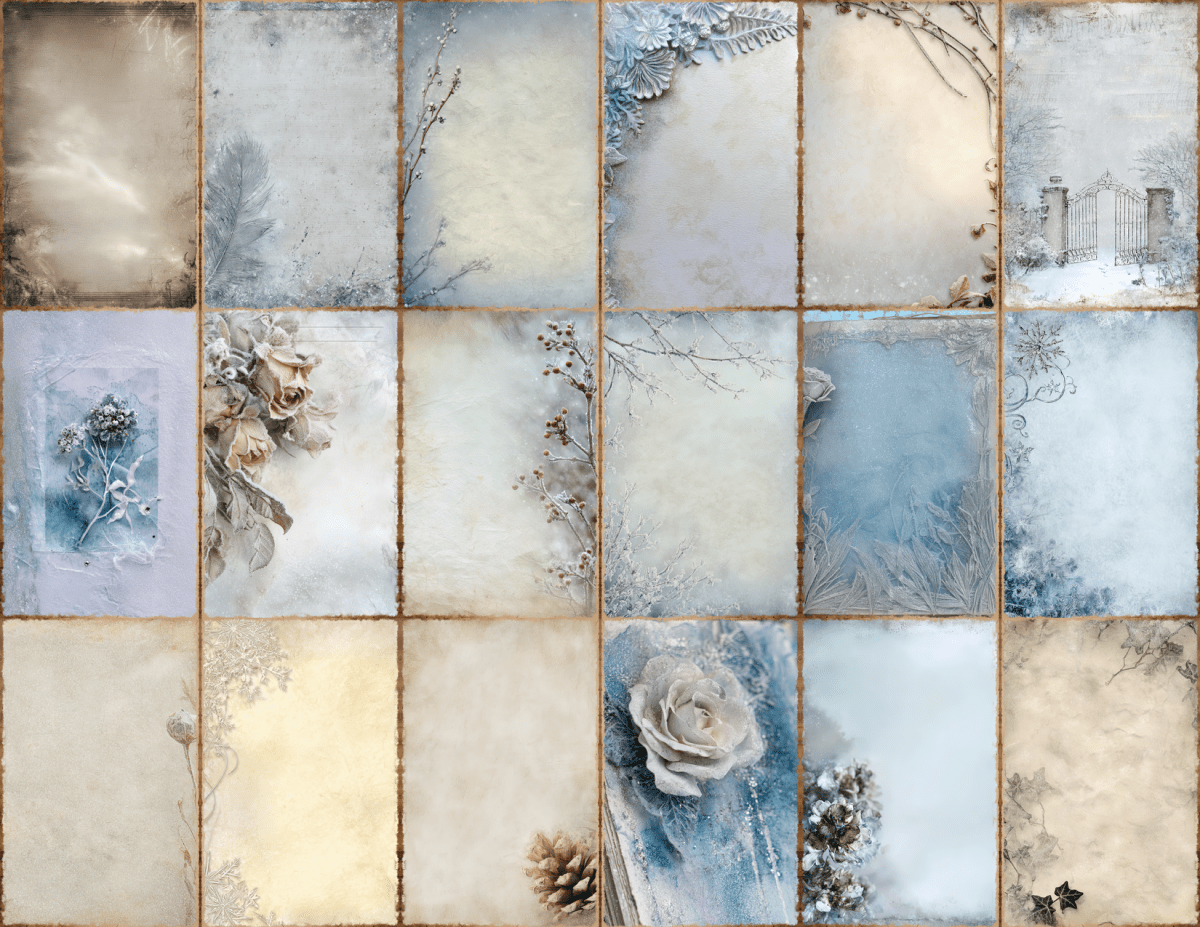 Frozen Garden Journal Pages All Bundles Journal Pages new bundles all - WondersArtist
