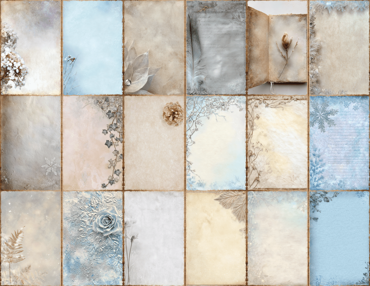 Frozen Garden Journal Pages All Bundles Journal Pages new bundles all - WondersArtist