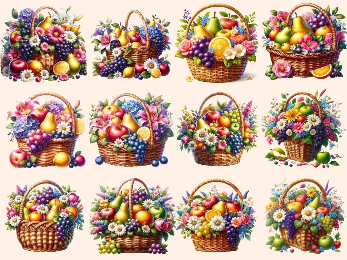 Fruit Baskets Clipart Basket design - Wonders Artist