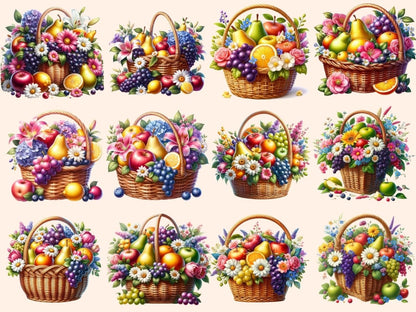 Fruit Baskets Clipart Basket design - Wonders Artist