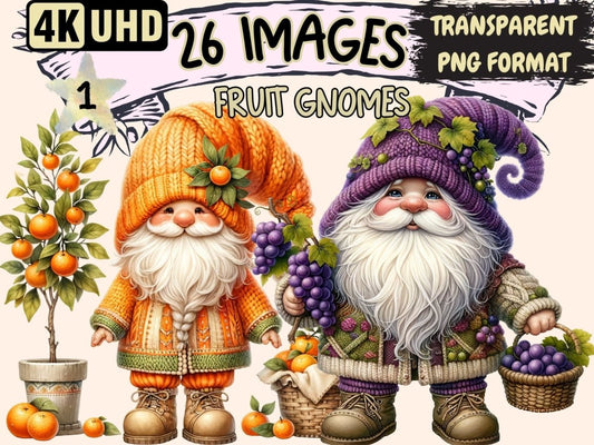 Fruit Gnomes Clipart fruit gnome clipart - Wonders Artist