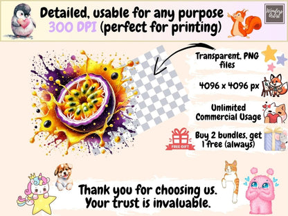 Fruit Splashes (P2) Clipart berry splash clipart - Wonders Artist