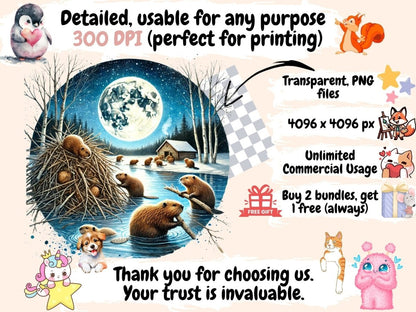 Full Beaver Moon Clipart almanac moon clipart - Wonders Artist