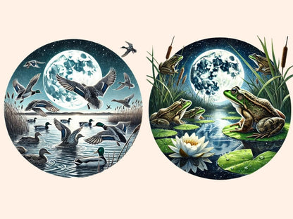 Full Pink Moon Clipart almanac clipart - Wonders Artist