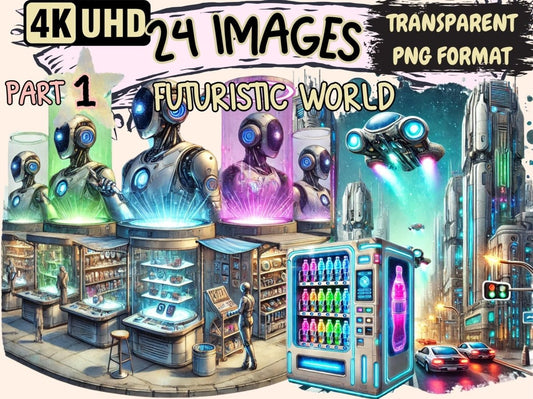 Futuristic World Clipart Cyber City Art - Wonders Artist
