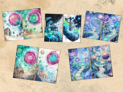 Galactic Odyssey Journal Pages (P1) Cosmic Ephemera - Wonders Artist